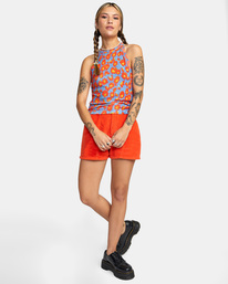 3 Rave Tank Top Red AVJKT00170 RVCA