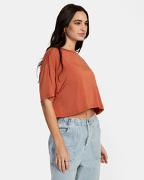 5 Hooky Tee Brown AVJKT00179 RVCA
