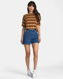 3 Hooky Tee Brown AVJKT00179 RVCA