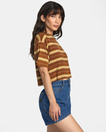 5 Hooky Tee Brown AVJKT00179 RVCA