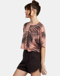 4 Hooky - T-Shirt for Women Beige AVJKT00179 RVCA