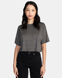 0 Hooky Tee Black AVJKT00179 RVCA