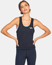 0 Sport Vent Workout Tank Top Black AVJKT00185 RVCA