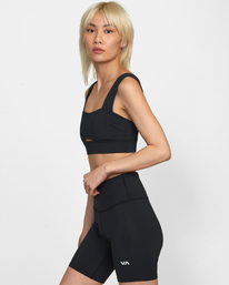 4 Wide Strap Sports Bra Black AVJKT00204 RVCA