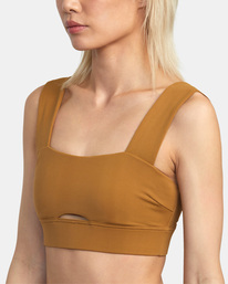2 Wide Strap Sports Bra Brown AVJKT00204 RVCA