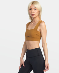 4 Wide Strap Sports Bra Brown AVJKT00204 RVCA