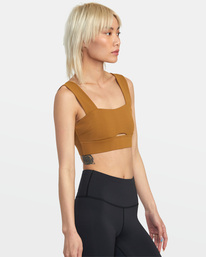 5 Wide Strap Sports Bra Brown AVJKT00204 RVCA