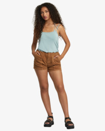 3 All That Tank Top Blue AVJKT00217 RVCA