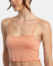 2 All That Tank Top Orange AVJKT00217 RVCA