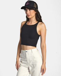 4 Slide Tank Top Black AVJKT00220 RVCA