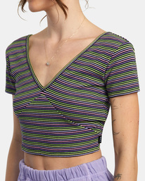 2 Smitten Top V-Neck Black AVJKT00221 RVCA
