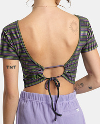 6 Smitten Top V-Neck Black AVJKT00221 RVCA