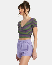 4 Smitten Top V-Neck Black AVJKT00221 RVCA