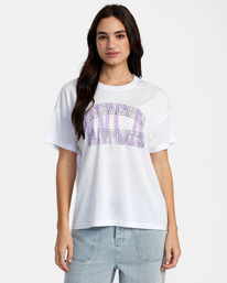 rvca, Balance Technical Oversized T-Shirt, WHITE (wht) BALANCE OVERSIZED TEE AVJKT00229