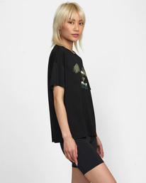 5 RVCA Eagle Technical Oversized T-Shirt Black AVJKT00231 RVCA