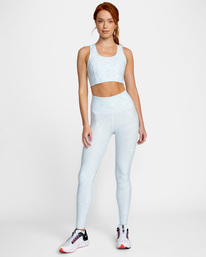 2 VA Essential Workout Leggings Blue AVJNP00123 RVCA