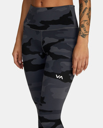 6 VA Essential Workout Leggings Brown AVJNP00123 RVCA