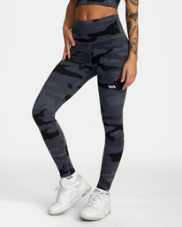 2 VA Essential Workout Leggings Brown AVJNP00123 RVCA