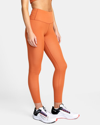 4 VA Essential Workout Leggings Brown AVJNP00123 RVCA