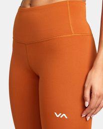 6 VA Essential Workout Leggings Brown AVJNP00123 RVCA