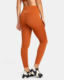 3 VA Essential Workout Leggings Brown AVJNP00123 RVCA