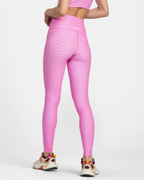 5 VA Essential Workout Leggings Pink AVJNP00123 RVCA