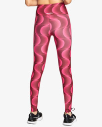 5 VA Essential Workout Leggings Pink AVJNP00123 RVCA