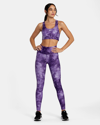 1 VA Essential Workout Leggings Purple AVJNP00123 RVCA