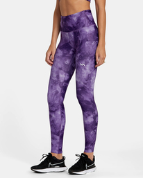 2 VA Essential Workout Leggings Purple AVJNP00123 RVCA