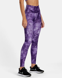 3 VA Essential Workout Leggings Purple AVJNP00123 RVCA