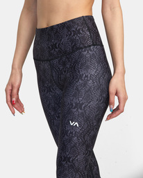 6 VA Essential Workout Leggings Grey AVJNP00123 RVCA