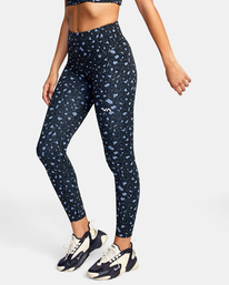 2 VA Essential Workout Leggings Grey AVJNP00123 RVCA