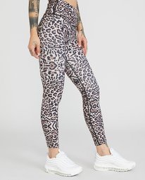 1 VA Essential Workout Leggings Beige AVJNP00123 RVCA