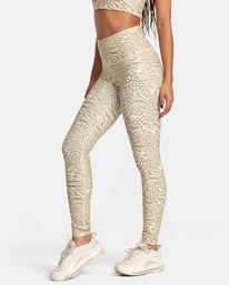 2 VA Essential Workout Leggings White AVJNP00123 RVCA