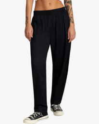 0 New Yume Beach Pants Black AVJNP00131 RVCA