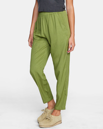 2 New Yume Beach Pants Green AVJNP00131 RVCA