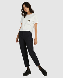 6 Recession Workwear Pant White AVJNP00138 RVCA
