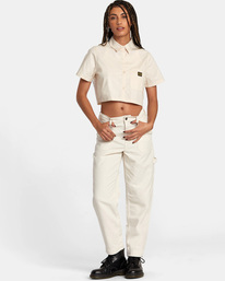 1 Recession Workwear Pant White AVJNP00138 RVCA