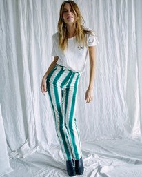 2 Camille Rowe Camille Pants Green AVJNP00142 RVCA
