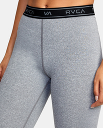 6 Base Workout Leggings Grey AVJNP00147 RVCA