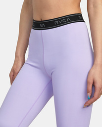 2 VA Sport Base - Performance Leggings for Women Purple AVJNP00147 RVCA
