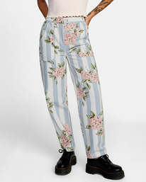 0 Scrunchie High Waist Pants White AVJNP00167 RVCA