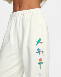 9 LP x KLW Parrot Ice Sweatpants White AVJNP00168 RVCA