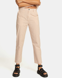 0 Gingham Week-end Chino Pants  AVJNP00180 RVCA