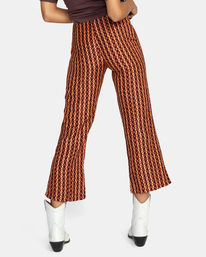 5 Drip High-Waisted Pants Brown AVJNP00181 RVCA