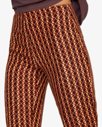 6 Drip High-Waisted Pants Brown AVJNP00181 RVCA