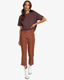 1 Drip High-Waisted Pants Brown AVJNP00181 RVCA