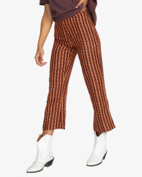 2 Drip High-Waisted Pants Brown AVJNP00181 RVCA
