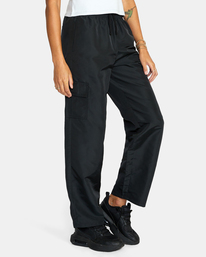 5 Swish Cargo Track Pants Black AVJNP00193 RVCA