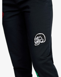 8 Mark Oblow Cropped Pants Black AVJNP00201 RVCA
